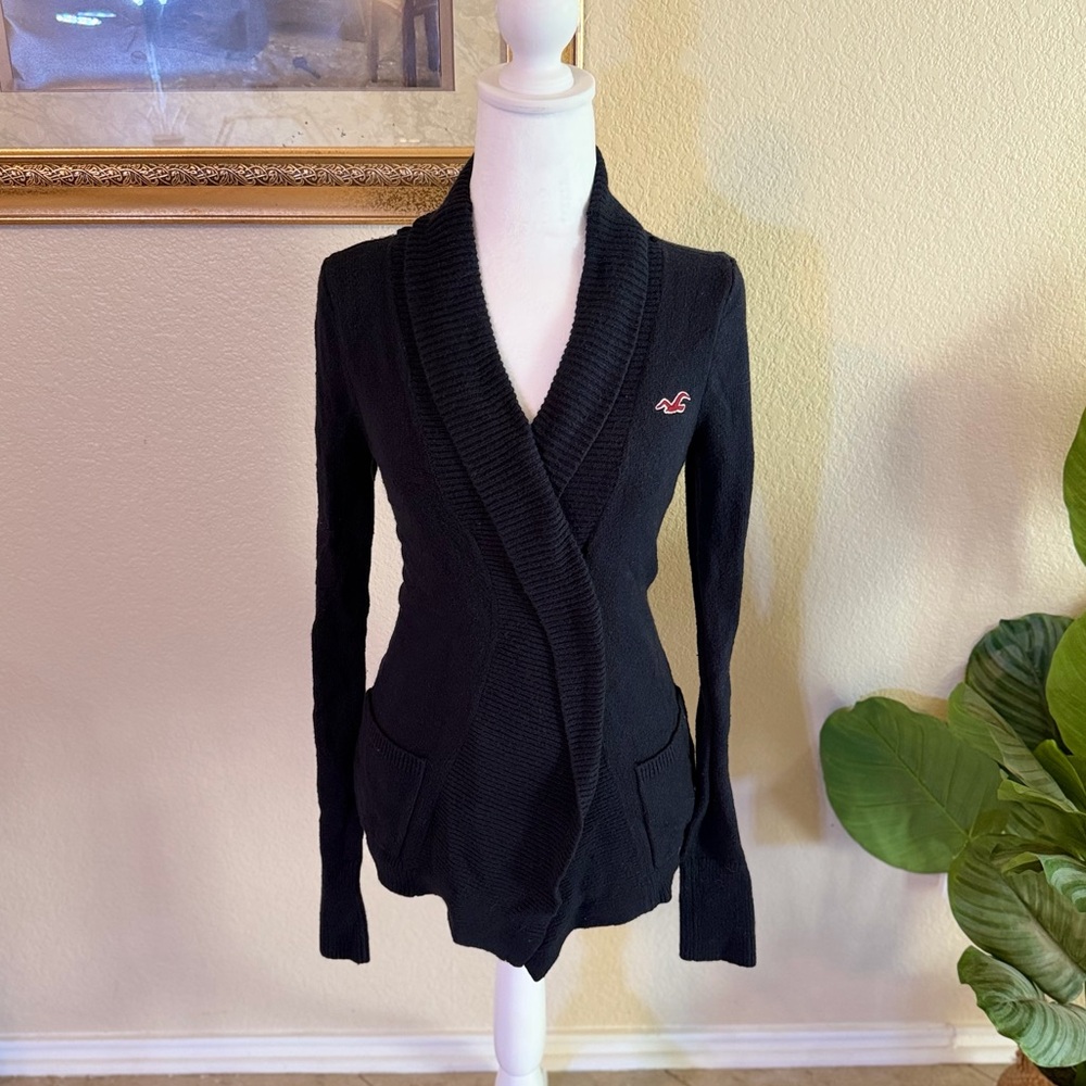 Vintage Y2K Babydoll Navy Blue Hollister Cardigan